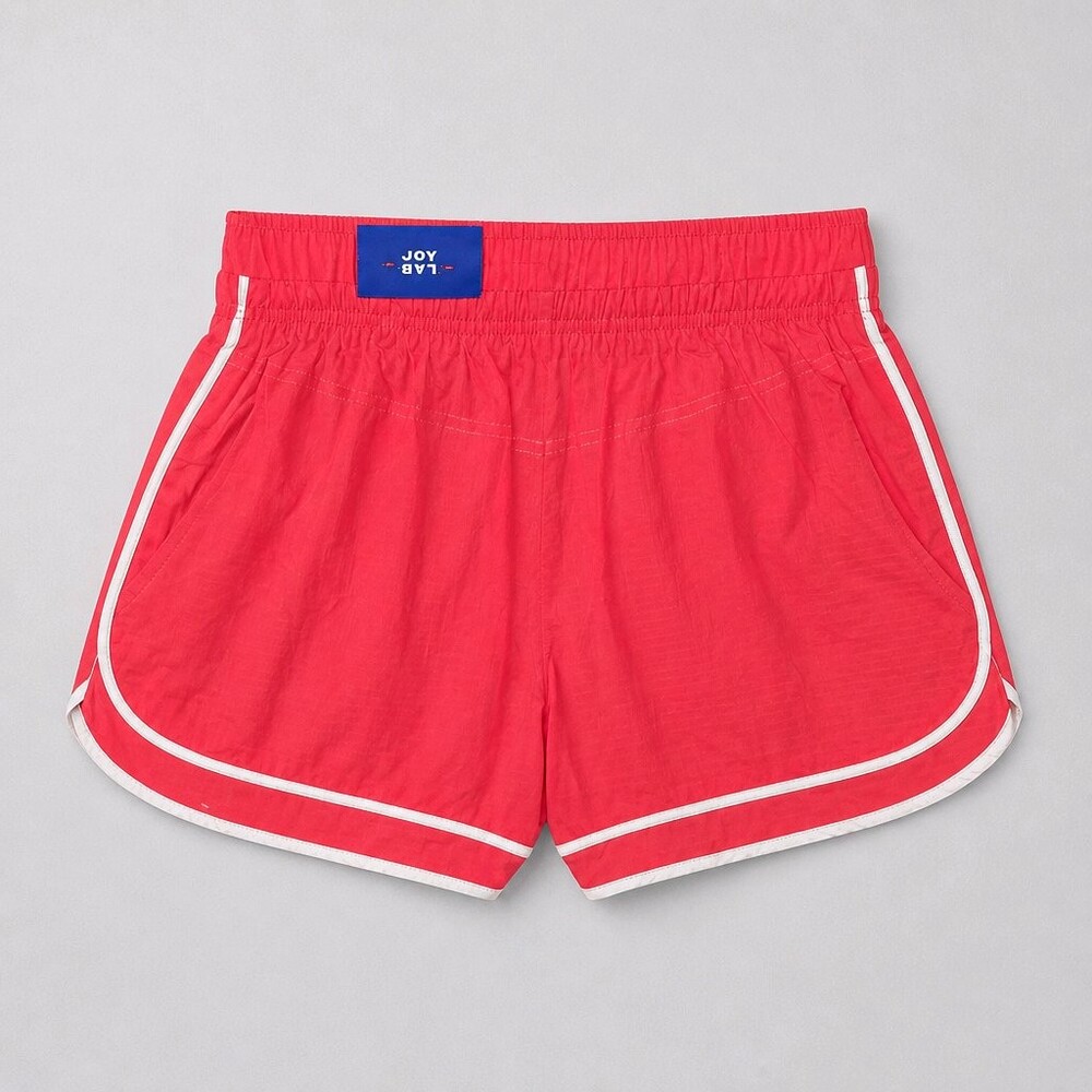 JoyLab Extra Small Coral Nylon Shorts with White Trim - Picture 2 of 3